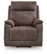 Crestmeade Espresso Power Lift Recliner by Ashley at Eve Furniture