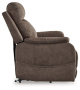 Crestmeade Espresso Power Lift Recliner by Ashley at Eve Furniture