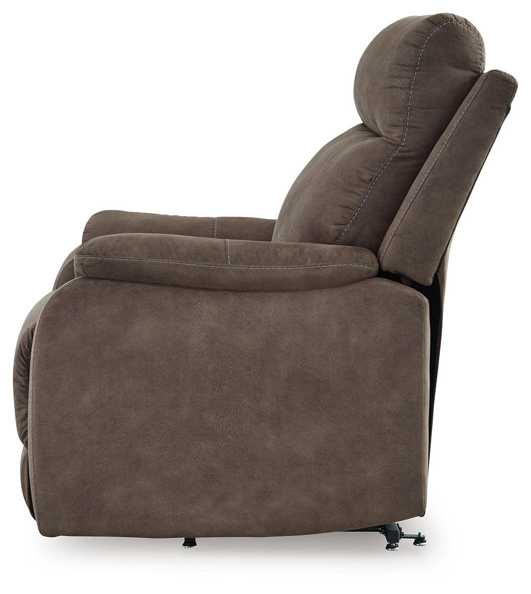 Crestmeade Espresso Power Lift Recliner by Ashley at Eve Furniture