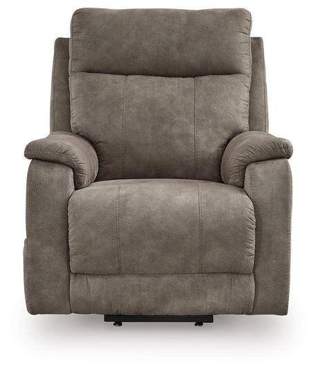 Crestmeade Fossil Power Lift Recliner by Ashley at Eve Furniture