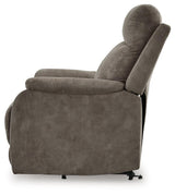 Crestmeade Fossil Power Lift Recliner by Ashley at Eve Furniture