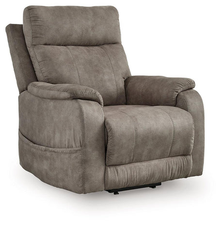 Crestmeade Fossil Power Lift Recliner by Ashley at Eve Furniture