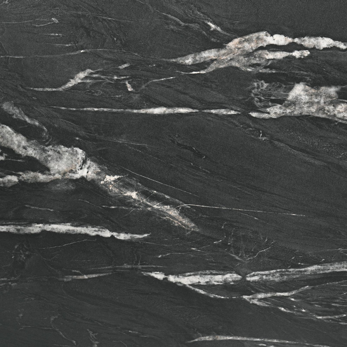 Crestmont Gray Rectangular Faux Marble Top Dining Table with and 16" Self-Storing Extension Leaf by Coaster at Eve Furniture