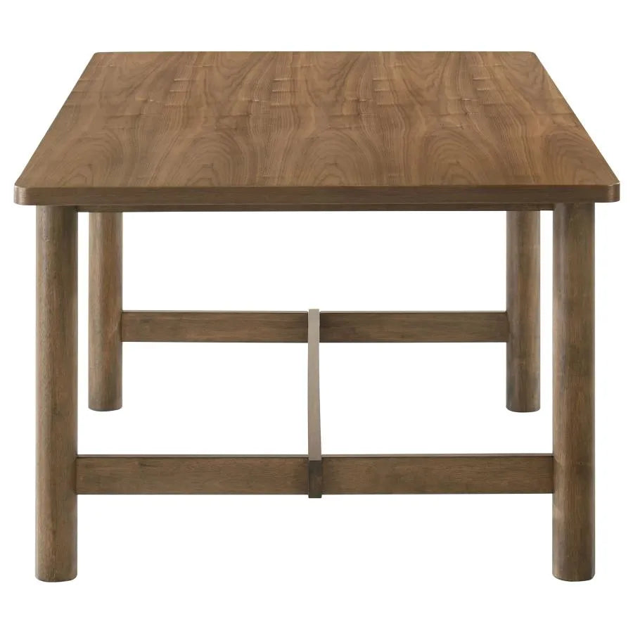 Crestmore Walnut 7-piece Rectangular Dining Table Set by Coaster at Eve Furniture