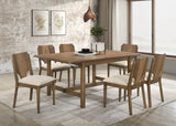 Crestmore Walnut 7-piece Rectangular Dining Table Set by Coaster at Eve Furniture