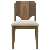 Crestmore Walnut Dining Chair, Set of 2 by Coaster at Eve Furniture