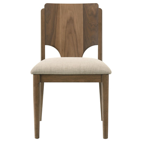 Crestmore Walnut Dining Chair, Set of 2 by Coaster at Eve Furniture