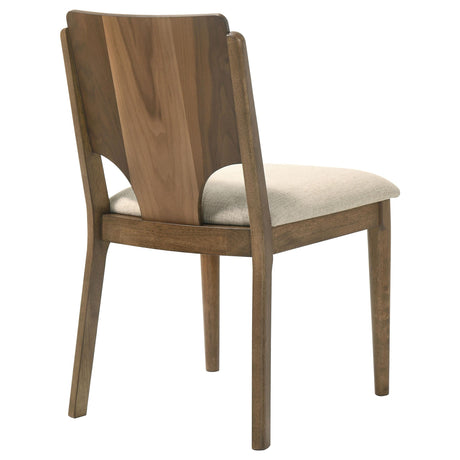 Crestmore Walnut Dining Chair, Set of 2 by Coaster at Eve Furniture
