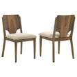Crestmore Walnut Dining Chair, Set of 2 by Coaster at Eve Furniture