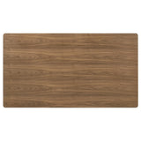 Crestmore Walnut Rectangular Wood Dining Table by Coaster at Eve Furniture