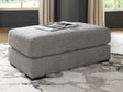 Creston Heights Smolder Oversized Accent Ottoman by Ashley at Eve Furniture
