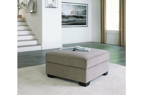 Creswell Stone Ottoman With Storage by Ashley at Eve Furniture