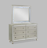 Cristian Champagne Dresser by Crown Mark at Eve Furniture