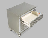Cristian Champagne Nightstand by Crown Mark at Eve Furniture