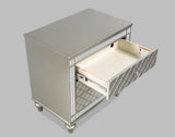 Cristian Champagne Nightstand by Crown Mark at Eve Furniture