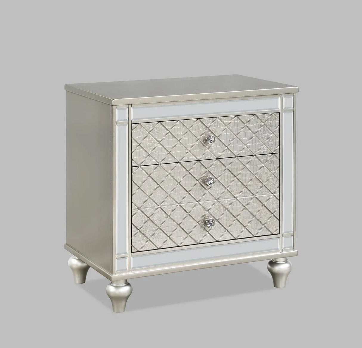 Cristian Champagne Nightstand by Crown Mark at Eve Furniture