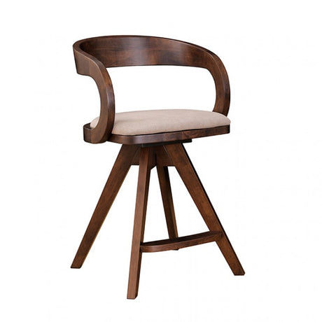 Croglio Rich Walnut 5-Pc Counter Height Table Set by Furniture of America at Eve Furniture