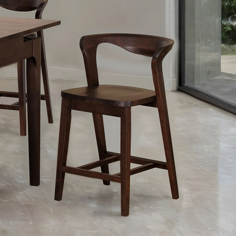 Croglio Rich Walnut 5-Piece Counter Height Set by Furniture of America at Eve Furniture