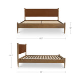 Crosby Brown King Bed by Moe's Home at Eve Furniture
