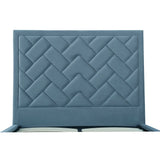 Crosby Full- Size Bed in Blue by Manhattan Comfort at Eve Furniture
