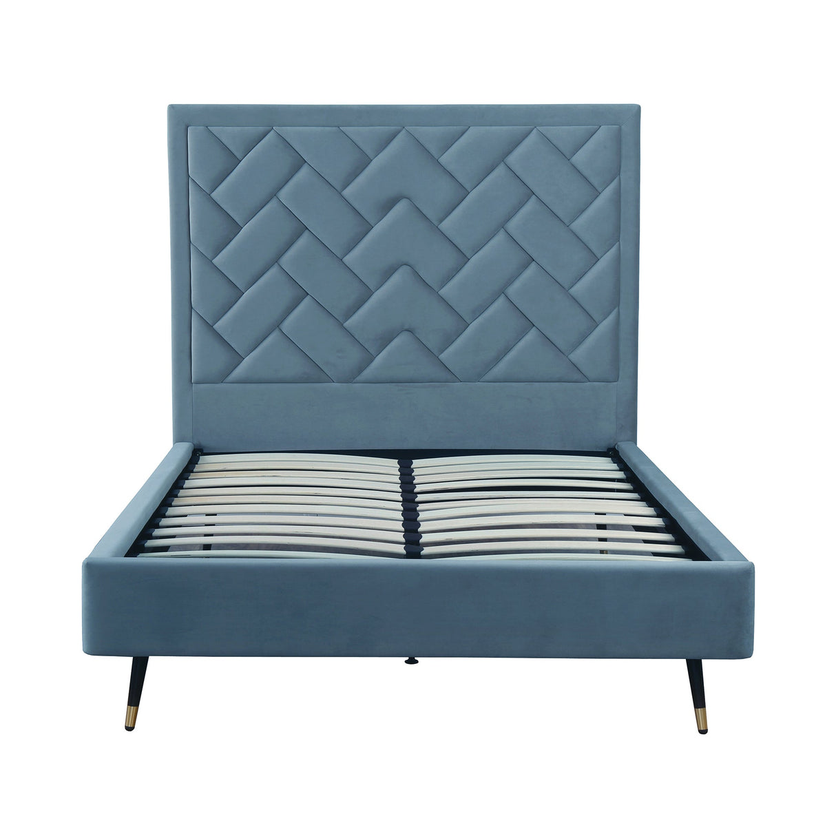 Crosby Full- Size Bed in Blue by Manhattan Comfort at Eve Furniture