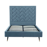 Crosby Full- Size Bed in Blue by Manhattan Comfort at Eve Furniture
