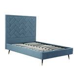 Crosby Full- Size Bed in Blue by Manhattan Comfort at Eve Furniture