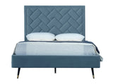 Crosby Full- Size Bed in Blue by Manhattan Comfort at Eve Furniture