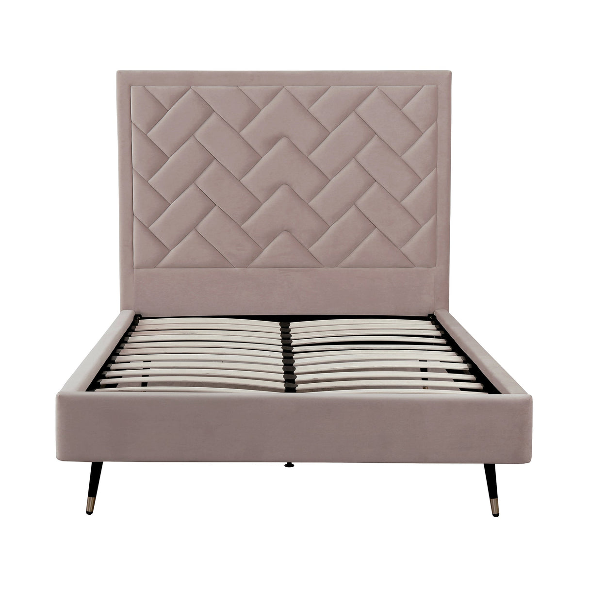 Crosby Full- Size Bed in Blush by Manhattan Comfort at Eve Furniture