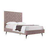 Crosby Full- Size Bed in Blush by Manhattan Comfort at Eve Furniture