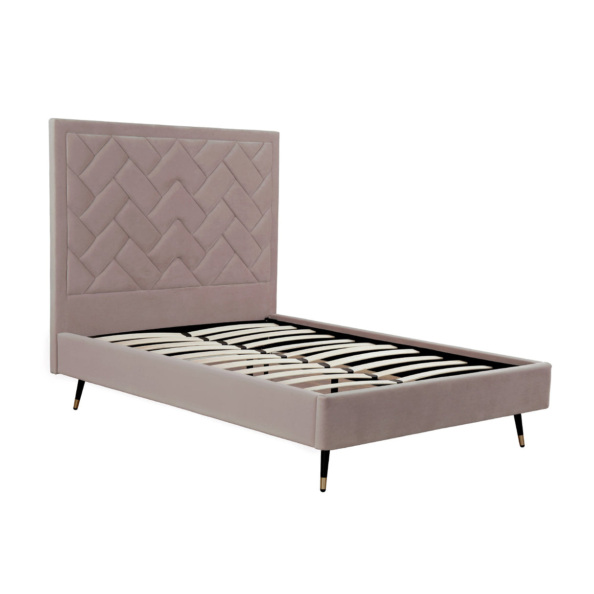 Crosby Full- Size Bed in Blush by Manhattan Comfort at Eve Furniture