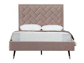 Crosby Full- Size Bed in Blush by Manhattan Comfort at Eve Furniture