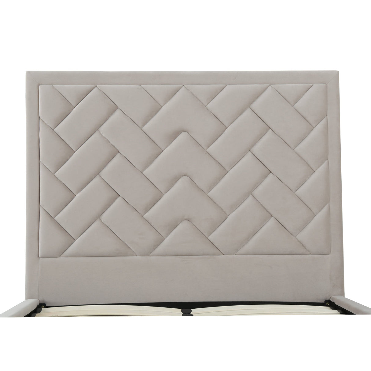 Crosby Full- Size Bed in Greige by Manhattan Comfort at Eve Furniture