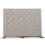 Crosby Full- Size Bed in Greige by Manhattan Comfort at Eve Furniture