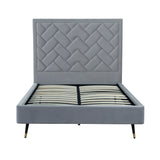 Crosby Full- Size Bed in Grey by Manhattan Comfort at Eve Furniture