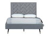 Crosby Full- Size Bed in Grey by Manhattan Comfort at Eve Furniture