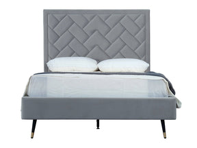 Crosby Full- Size Bed in Grey by Manhattan Comfort at Eve Furniture