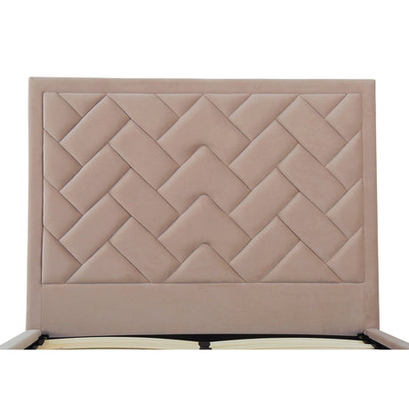 Crosby Full- Size Bed in Nude by Manhattan Comfort at Eve Furniture