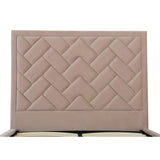 Crosby Full- Size Bed in Nude by Manhattan Comfort at Eve Furniture
