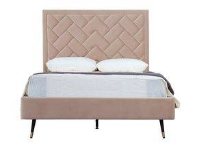 Crosby Full- Size Bed in Nude by Manhattan Comfort at Eve Furniture