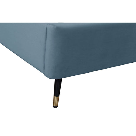 Crosby King-Size Bed in Blue by Manhattan Comfort at Eve Furniture