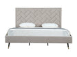 Crosby King-Size Bed in Greige by Manhattan Comfort at Eve Furniture