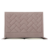 Crosby Queen-Size Bed in Blush by Manhattan Comfort at Eve Furniture