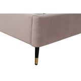 Crosby Queen-Size Bed in Blush by Manhattan Comfort at Eve Furniture