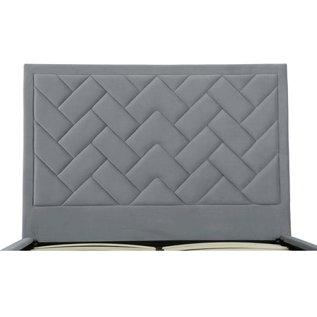 Crosby Queen-Size Bed in Grey by Manhattan Comfort at Eve Furniture