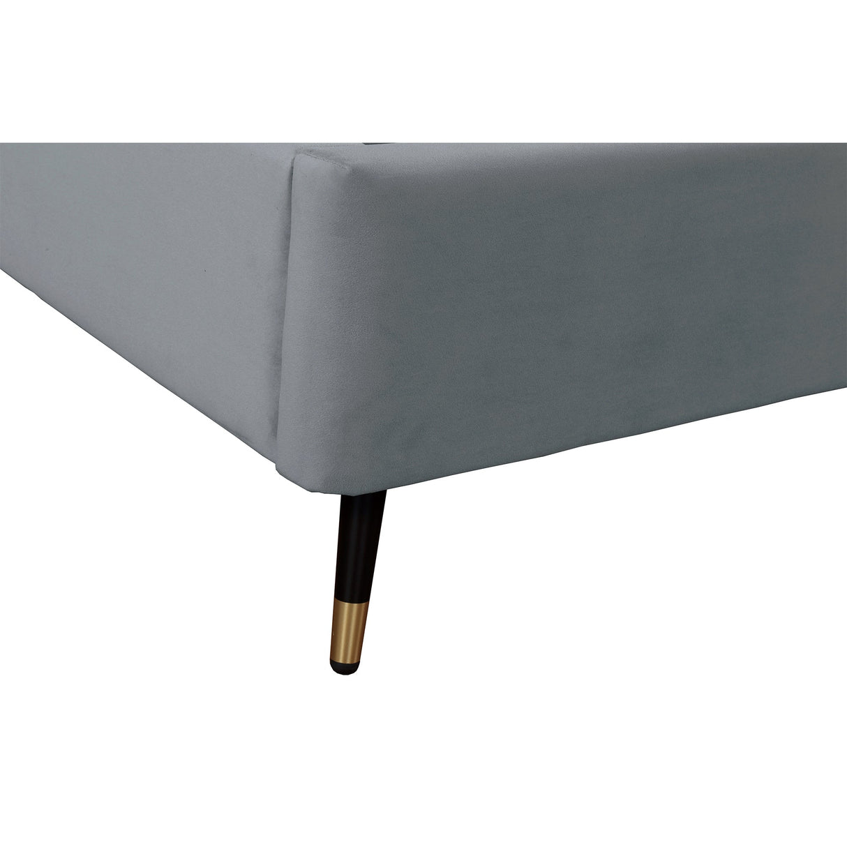 Crosby Queen-Size Bed in Grey by Manhattan Comfort at Eve Furniture