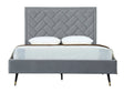 Crosby Queen-Size Bed in Grey by Manhattan Comfort at Eve Furniture