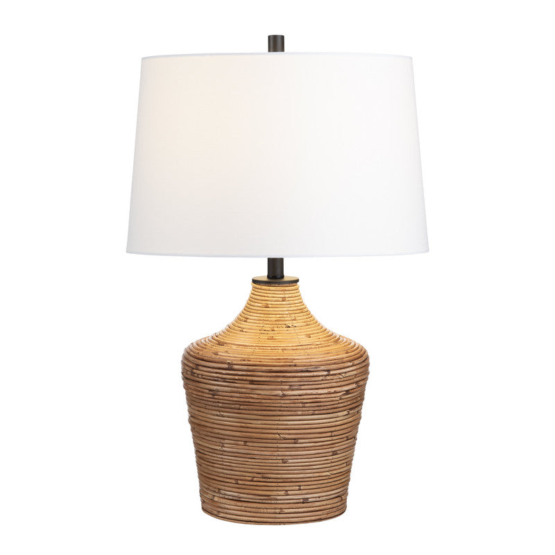 Crosby Tan/Brown Table Lamp by Crestview at Eve Furniture