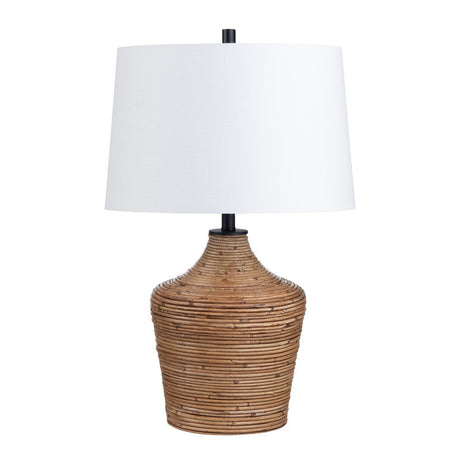 Crosby Tan/Brown Table Lamp by Crestview at Eve Furniture