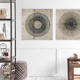 Cross Cut II (MC) by Mercana Studio a Hand Embellished Textured Canvas by Mercana at Eve Furniture